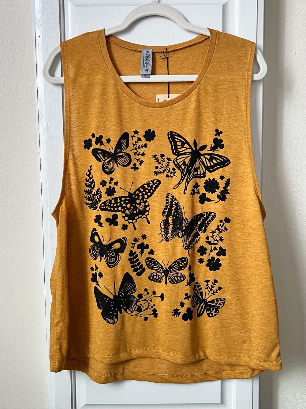 Mad Love Kids Mustard Yellow Short Sleeve Tee